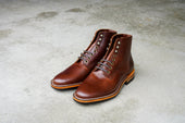 The Allen Stitchdown Chestnut Veg Tan Factory Samples
