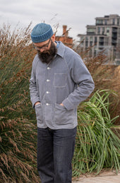 E11 Hickory Japanese 10oz Raglan Chore Jacket