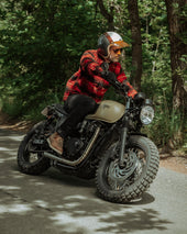 Heavy Flannel Rider’s Overshirt - Red