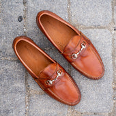 Horsebit Loafers - Tan Calf
