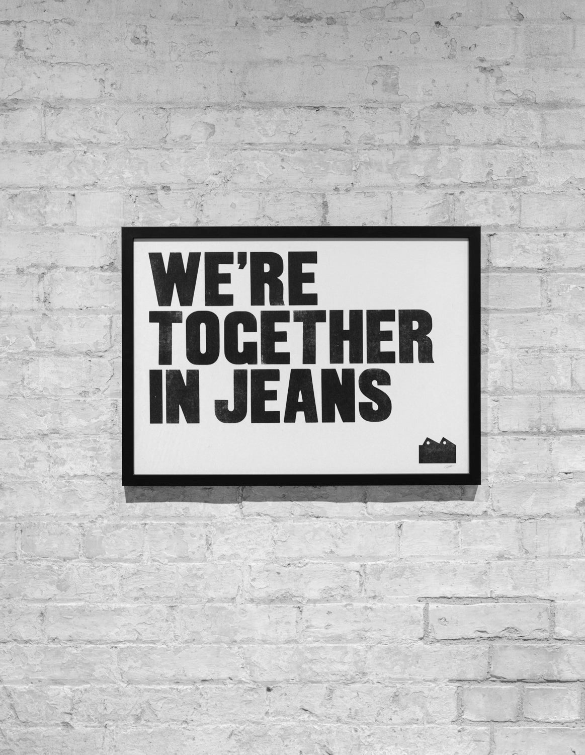 Bla X The Printer S Devil We Re Together In Jeans Poster