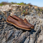 Naples Venetian Loafer - Rye Crazy Horse