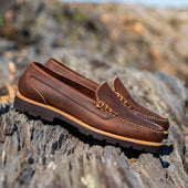 Naples Venetian Loafer - Rye Crazy Horse