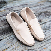 Dirigo Vintage Venetian - Bone Snuffed Suede
