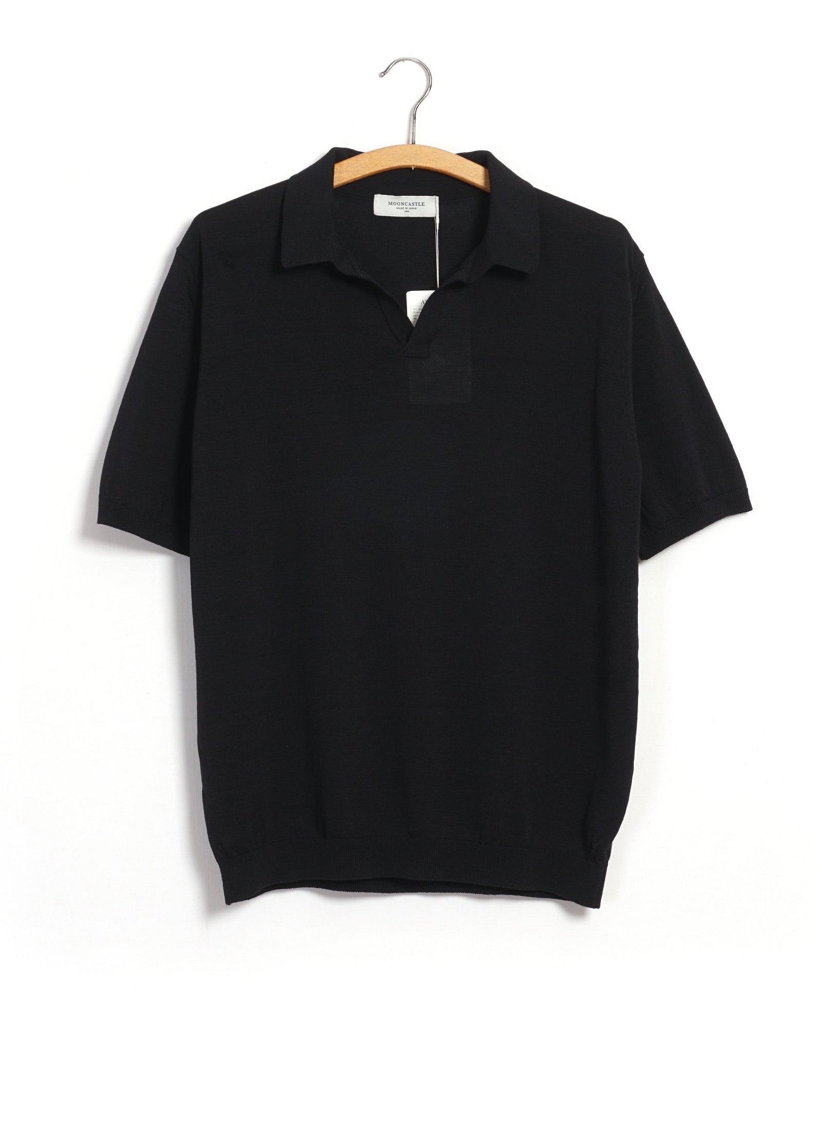 IC5 | Ice Cotton Skipper Poloneck | Black