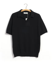 IC5 | Ice Cotton Skipper Poloneck | Black