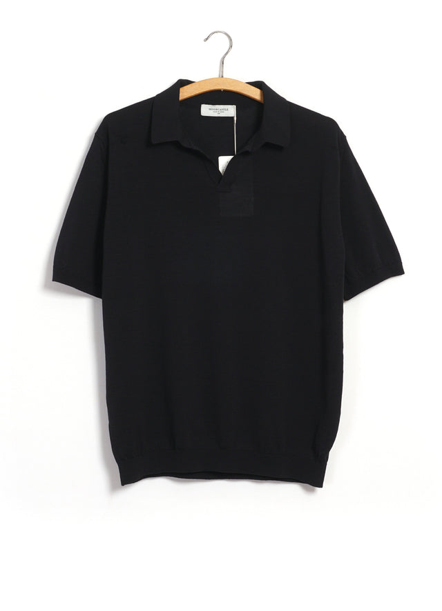 IC5 | Ice Cotton Skipper Poloneck | Black