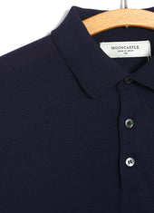 IC8 | Ice Cotton Poloneck Long Sleeve | Navy
