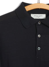 IC8 | Ice Cotton Poloneck Long Sleeve | Black