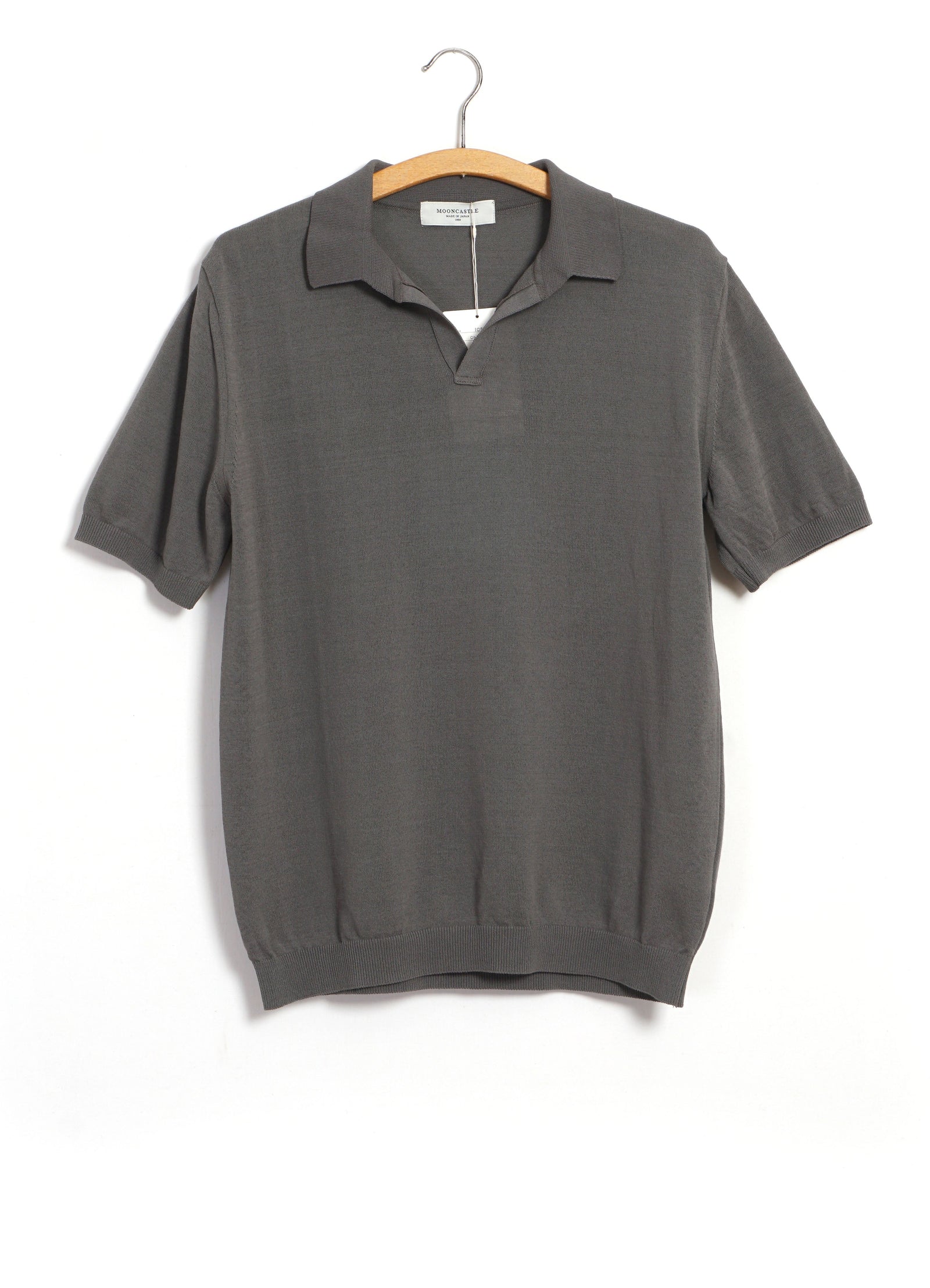 IC5 | Ice Cotton Skipper Poloneck | Charcoal