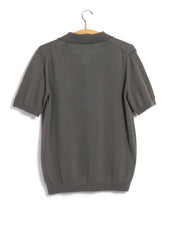 IC5 | Ice Cotton Skipper Poloneck | Charcoal