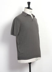 IC5 | Ice Cotton Skipper Poloneck | Charcoal