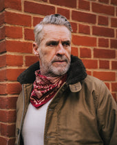 Felix Green Organic Cotton "Hera and Juno I" Bandana - Red
