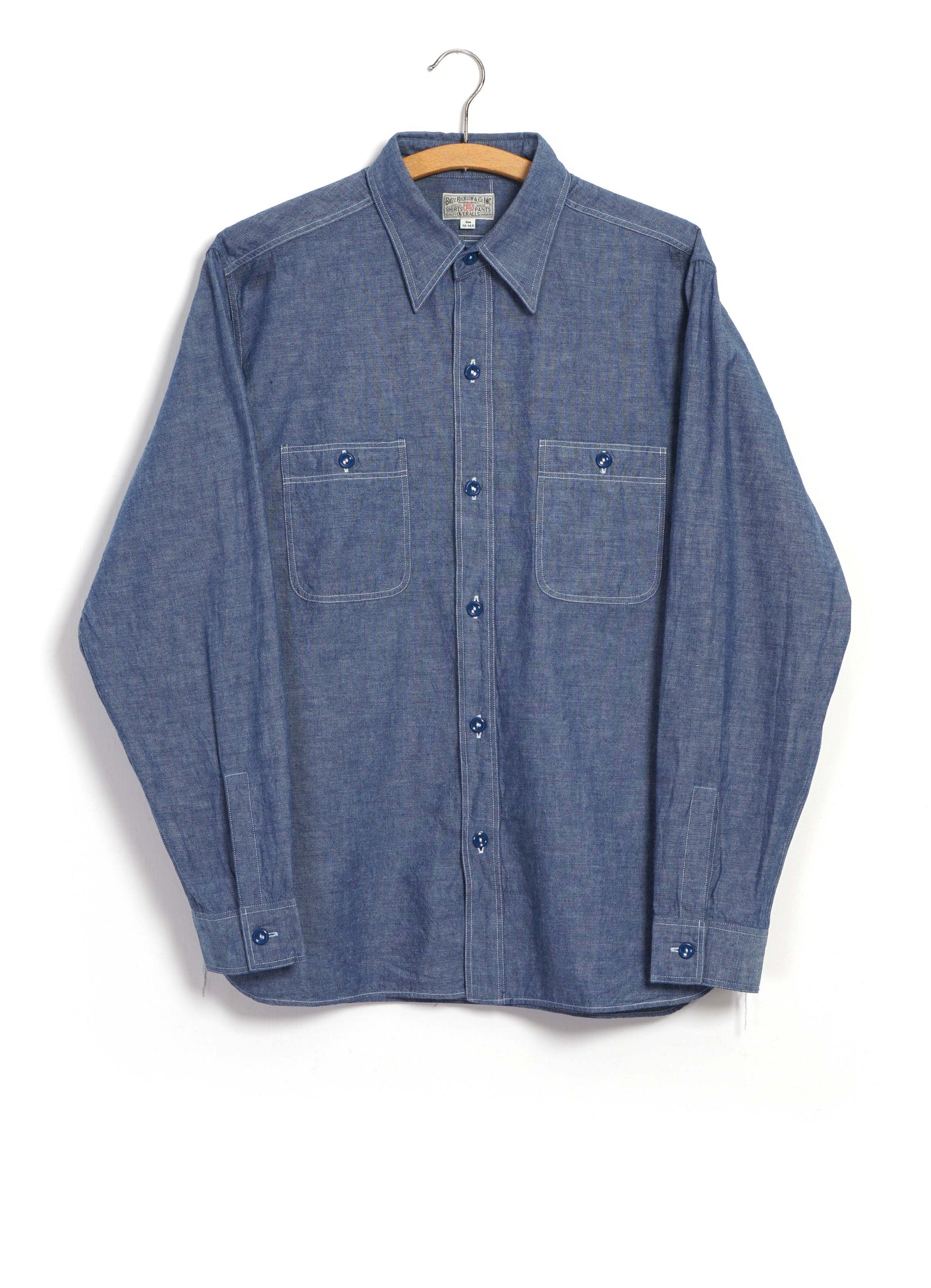 CHAMBRAY WORK SHIRT | Blue