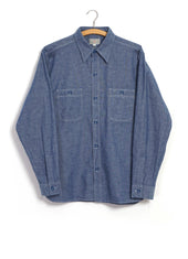 CHAMBRAY WORK SHIRT | Blue