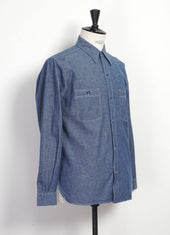 CHAMBRAY WORK SHIRT | Blue