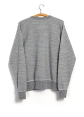 SET-IN CREW NECK SWEATSHIRT | Heather Grey