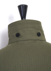 HERRINGBONE TWILL JACKET | Olive
