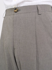 Morton Pleated Trousers Jensen White