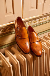 Double Monk Strap - Cedar Calf