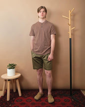 Mocha Slub S S Henley