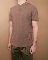 Mocha Slub S S Henley