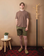 Mocha Slub S S Pocket T Shirt
