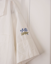 Greetings Shirt Ss Interrupted Embroidery