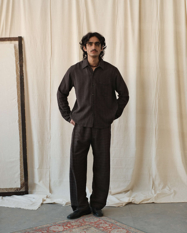 HIGH TWIST COTTON SHIRT