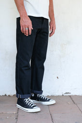 Belford Straight 14.25 Ounce Black Grey Denim