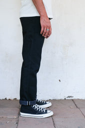 Belford Straight 14.25 Ounce Black Grey Denim