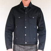 Classic Jacket 17 Ounce Black Slub