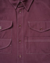 Harvest Shirt Purple Fish