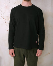 Double Slub L S Pocket T Shirt