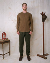Double Slub L S Henley