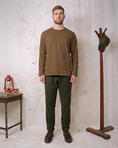 Double Slub L S Pocket T Shirt