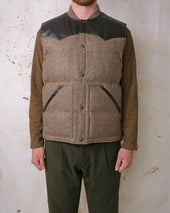 Marl Wool Down Vest