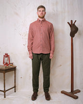 Sunset Micro Plaid Flannel Classic Shirt