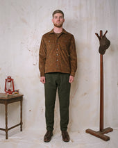 Bronze Printed Corduroy Club Shirt