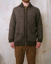 Marl Zip Cardigan