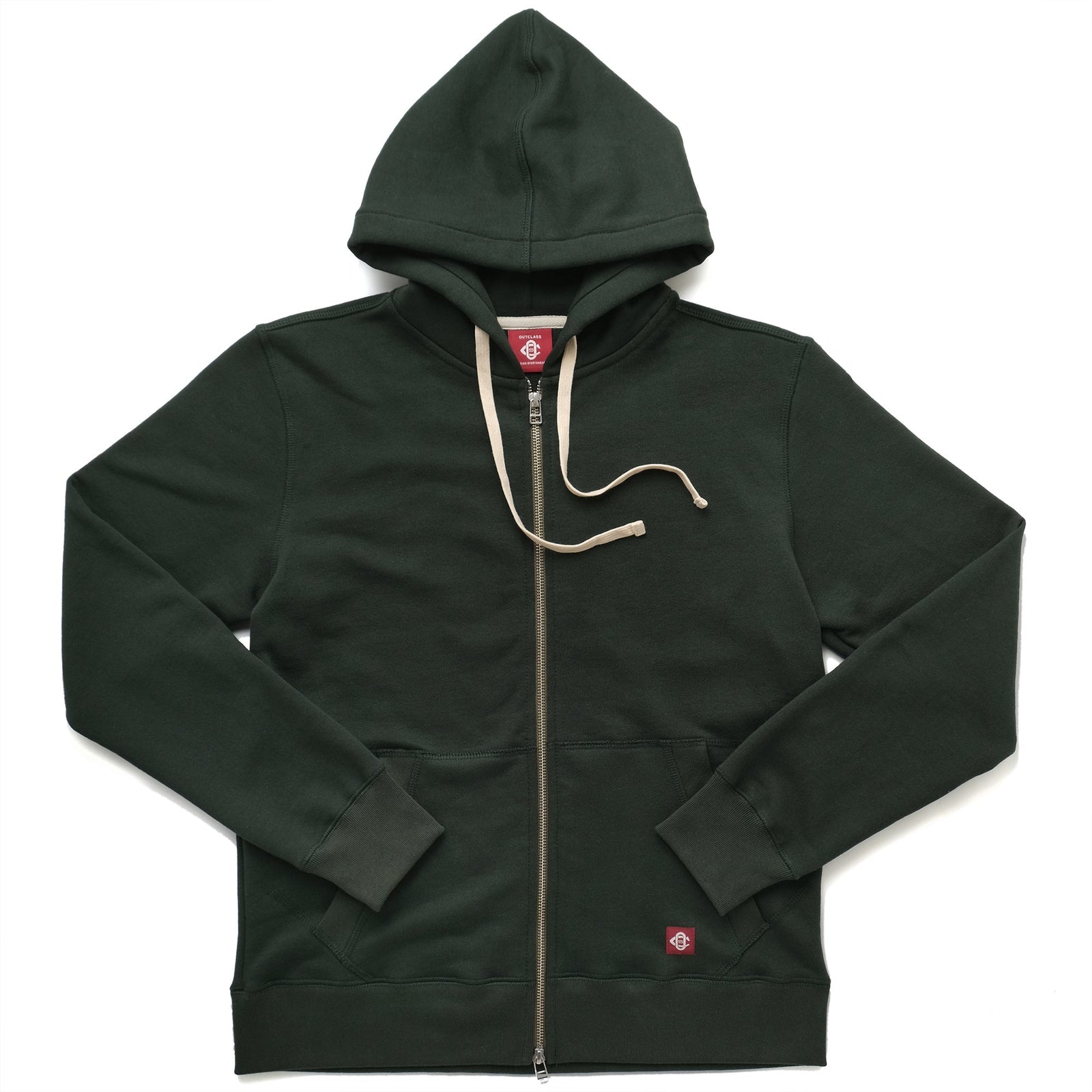 Spruce French Terry Zip Up Hoodie