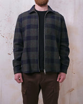 Plaid Zip Overshirt