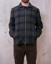 Plaid Zip Overshirt