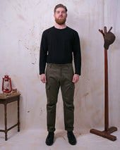 Loden Herringbone Journey Pant