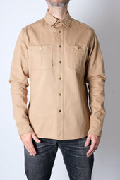CHELSEA Selvedge Twill Workshirt (Tan)