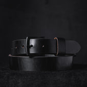 NEW | Blackout Heavy Duty Work Belt - 13-15oz Black Double Stuffed