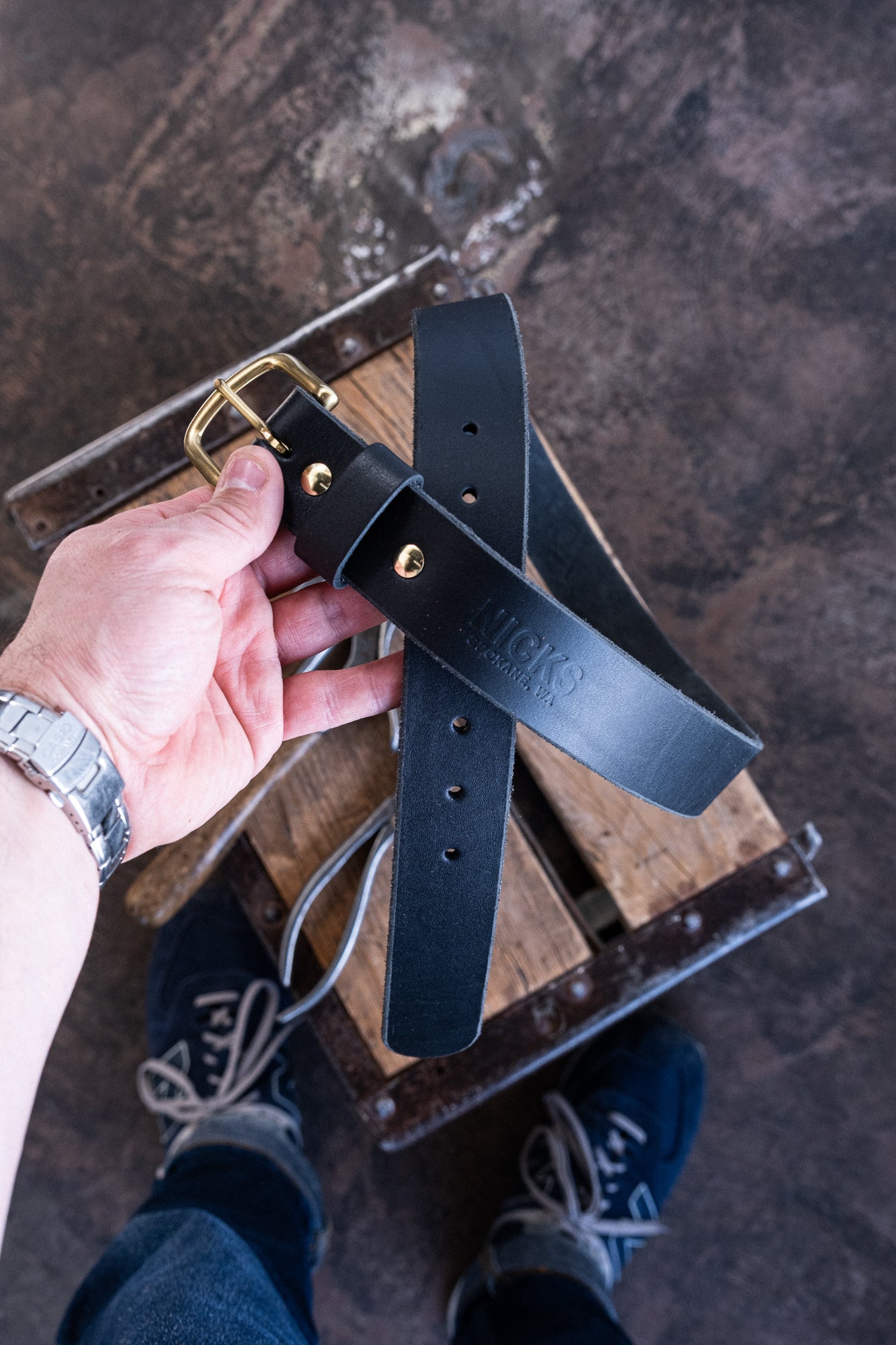 In Stock Classic Work Belt 1964 1 5 Waist Size 42