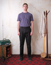 Sateen Pleated Pant