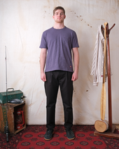 Violet Slub Pocket T Shirt