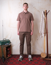 Mocha Slub Polo